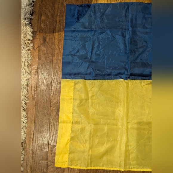 Ukrainian National Flag, Blue and Yellow, New 34"X 54" - Picture 3 of 3